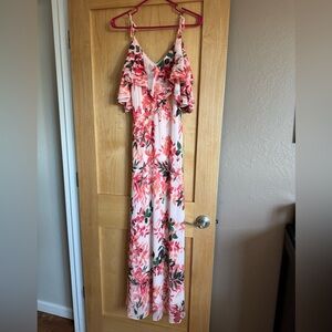 Calvin Klein Pink Floral Dress